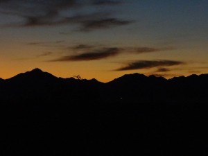 Sunset over Ehrenberg, Arizona
